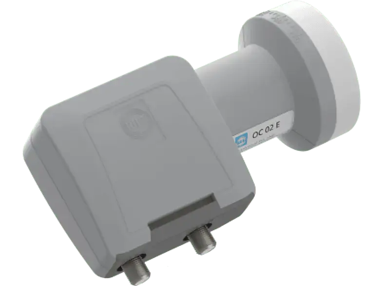 Wisi OC 02E twin LNC 40MM, 0,3 DB rauschmass; LNB