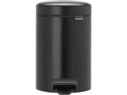 Brabantia 113321 Newicon Mülleimer 3l, Matt Black