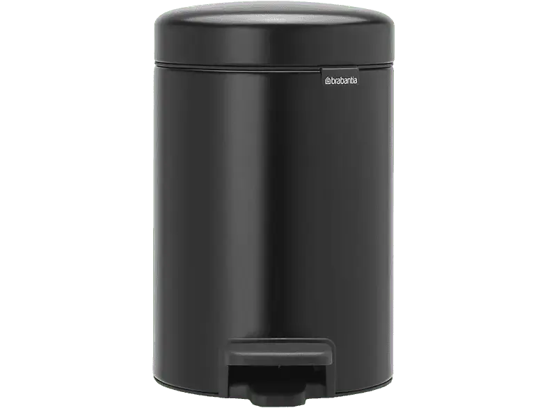 Brabantia 113321 Newicon Mülleimer 3l, Matt Black