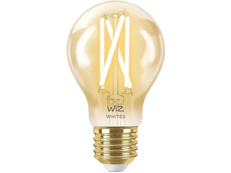 Philips WiZ Smarte Lampe A60, Wi-Fi, 50W, E27, 640lm, Filament (78721900); LED Lampe