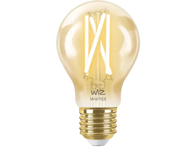 Philips WiZ Smarte Lampe A60, Wi-Fi, 50W, E27, 640lm, Filament (78721900); LED Lampe