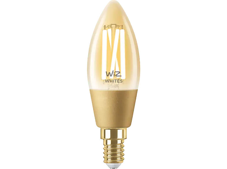 Philips WiZ Smarte Lampe C35, Wi-Fi, 25W, E14, 370lm, Filament (78725700); LED Lampe