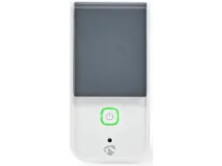 Nedis Smartlife Smart Stecker, WLAN, IP44, 3680W, Schutzkontakt / Typ F (CEE 7/7), Grau/Weiss; Steckdose