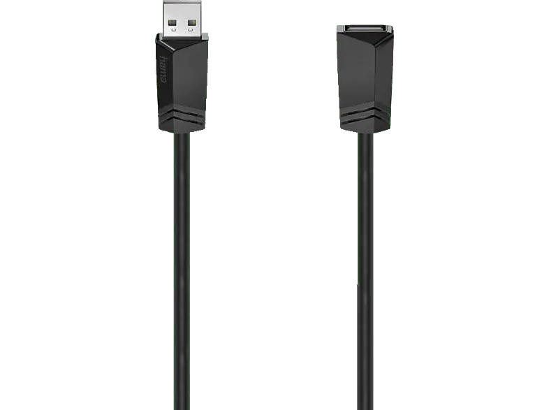 HAMA USB-Verlängerungskabel, USB 2.0, 480 Mbit/s, 1,50 m