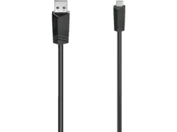 HAMA Mini-USB-Kabel, USB 2.0, 480 Mbit/s, 1,50 m; USB Kabel