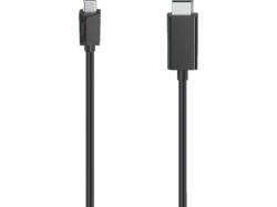 HAMA Video-Kabel USB-C-Stecker - DisplayPort-Stecker, Ultra-HD 4K, 1,50 m