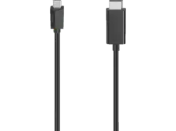 HAMA Video-Kabel USB-C-Stecker - DisplayPort-Stecker, Ultra-HD 4K, 1,50 m