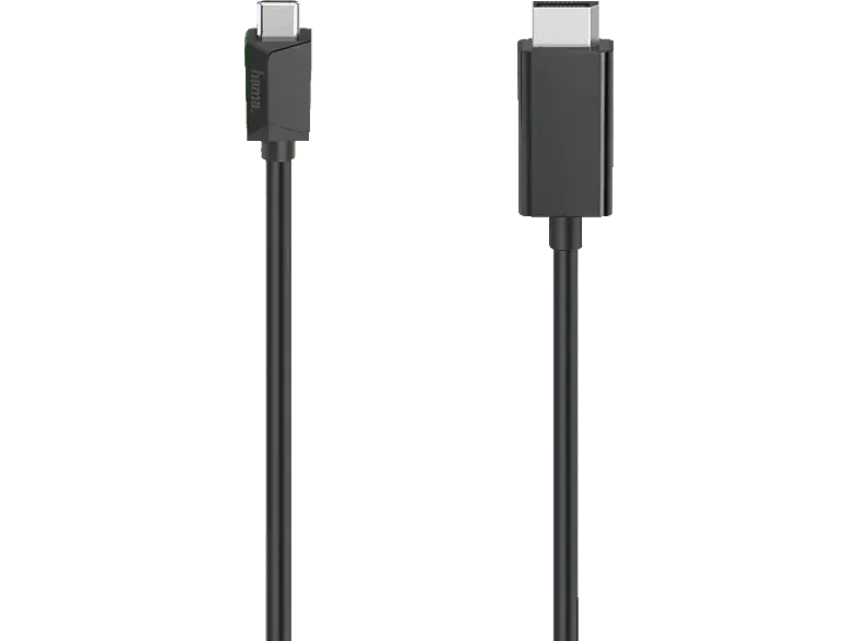 HAMA Video-Kabel USB-C-Stecker - DisplayPort-Stecker, Ultra-HD 4K, 1,50 m