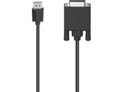 HAMA 00200713 Video-Kabel, DisplayPort-Stecker - DVI-Stecker, Ultra-HD 4K, 1,50 m; Kabeladapter