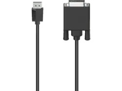 HAMA 00200713 Video-Kabel, DisplayPort-Stecker - DVI-Stecker, Ultra-HD 4K, 1,50 m; Kabeladapter