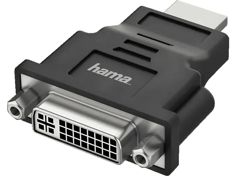 HAMA 00200339 Video-Adapter, HDMI™-Stecker - DVI-Buchse, Ultra-HD 4K; Kabeladapter