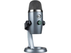 blue MicroPHoneS G Yeti Nano Premium USB-Mikrofon mit zwei Richtcharakteristiken und Blue VO!CE, Grau; USB-Gaming-Mikrofon