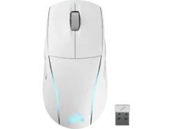CORSAir M75 Wireless Gaming Maus, 26000dpi, 1000Hz , USB-C/Bluetooth, USB-A Reciever, Weiß