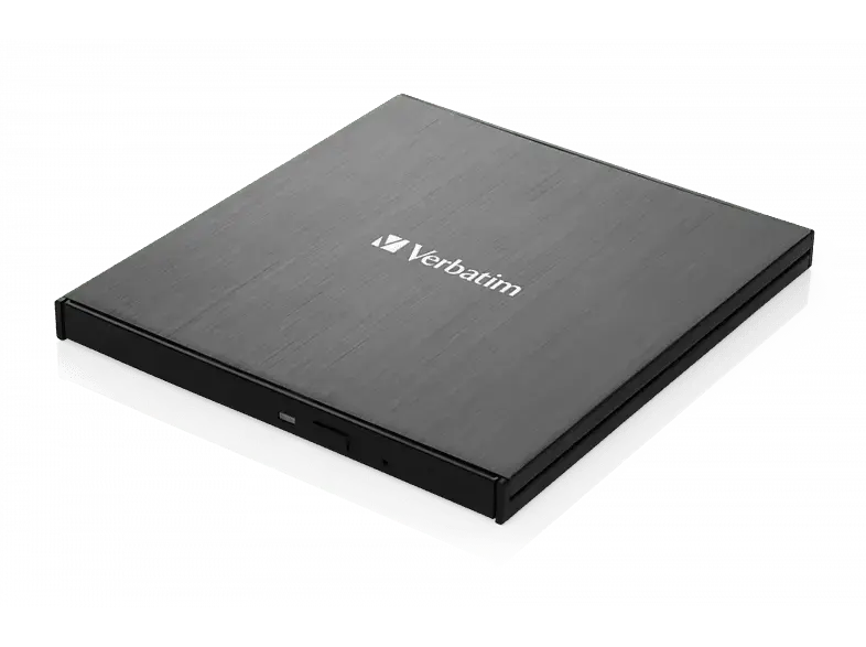 VERBatIM External Slimline Blu-ray Brenner, USB 3.0, Extern, Schwarz (43890)