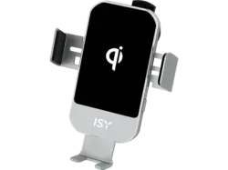 ISY Kabelloses Auto-Ladegerät ICC-5015, Silber