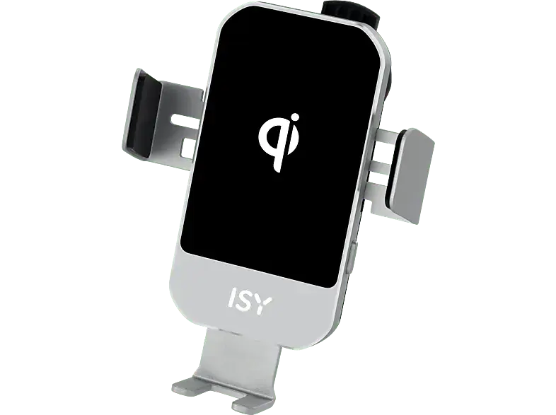 ISY Kabelloses Auto-Ladegerät ICC-5015, Silber