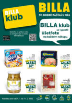 Billa Leták BILLA klub – do 11.02.2025