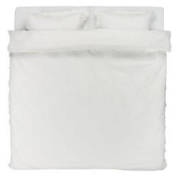 JYSK Lenjerie pat+cearșaf ELMA 200x220 albă