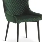 JYSK JYSK Scaun PEBRINGE catifea verde/negru