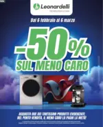 Leonardelli -50% sul meno caro - al 06.03.2025
