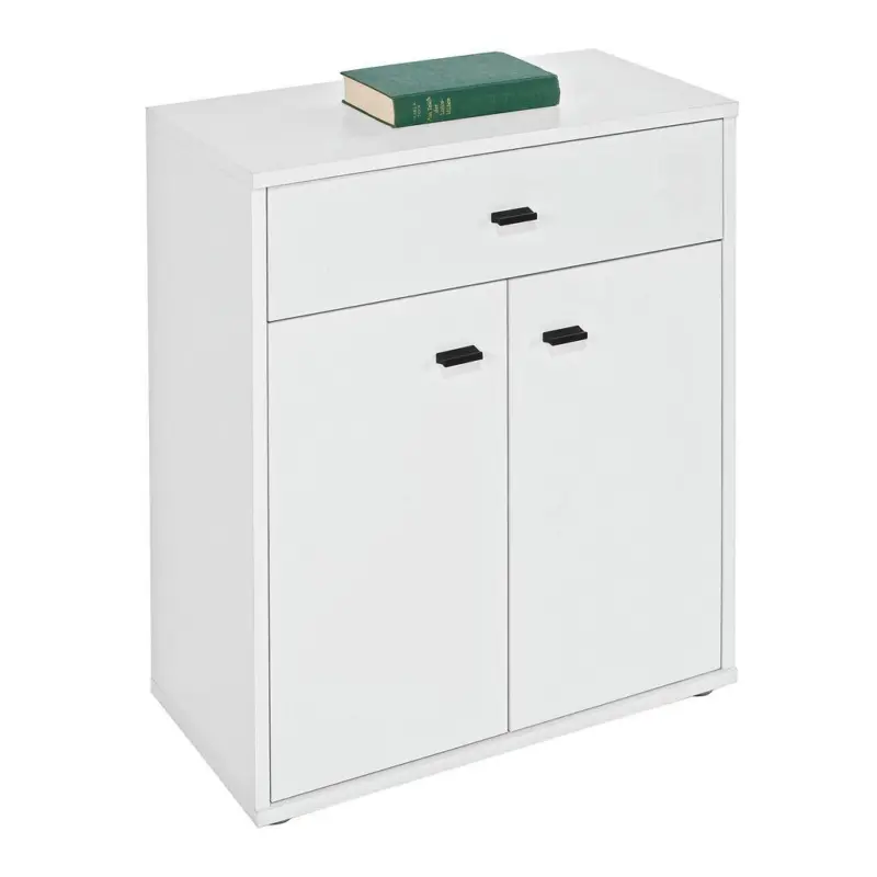 Kommode B 60 Cm Boni, Perlweiß Dekor