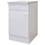 Möbelix Küchenunterschrank Speed B: 50 cm Weiß mit Lade