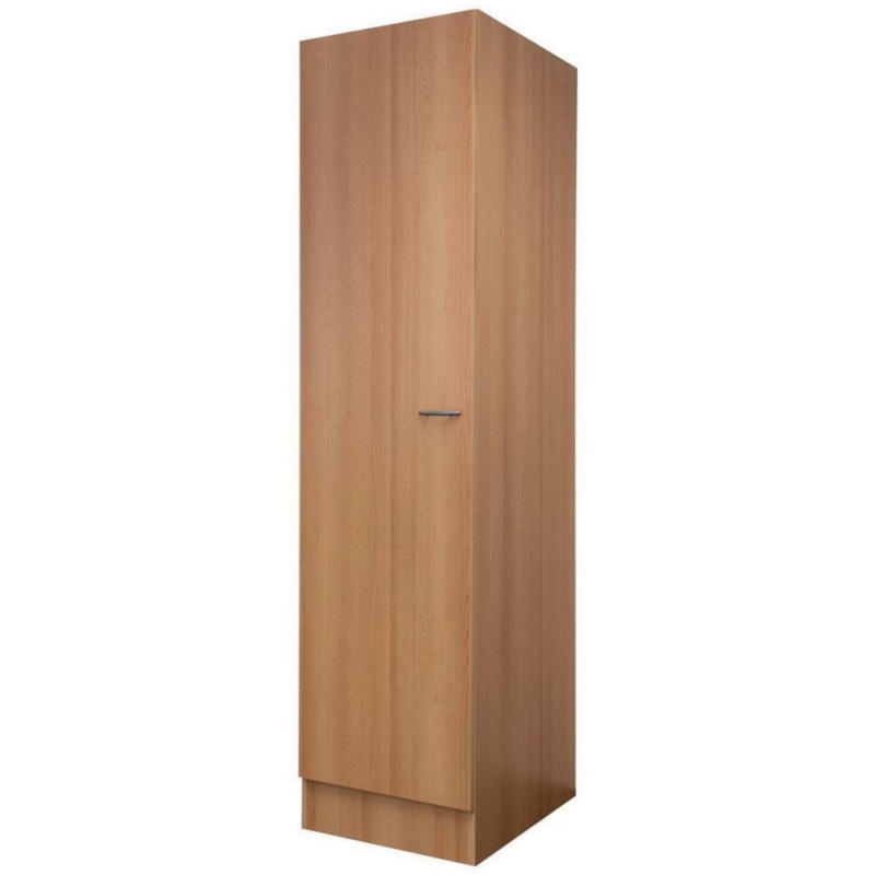 Küchen-Hochschrank Nano B:50cm Buche Dekor 3 Einlegeböden