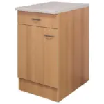 Möbelix Küchenunterschrank Nano 50 cm Buche Dekor mit Lade