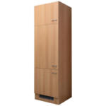 Möbelix Kühlschrank-Umbauschrank Nano B: 60 cm Buche Dekor