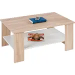 Möbelix Couchtisch Mit Ablagefach Paolo, Sonoma Eiche Dekor