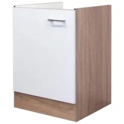 Spülenschrank Samoa B: 50 Cm Weiß Ohne Arbeitsplatte
