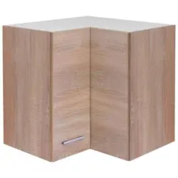 Eckoberschrank Samoa B: 60 Cm Eiche Dekor 2 Drehtüren