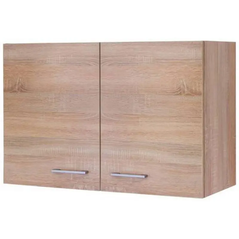 K&uuml;chenoberschrank Samoa B: 80 Cm Eiche Dekor 2 Dreht&uuml;ren