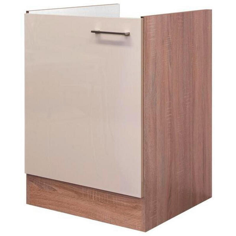 Spülenschrank Nepal B: 50 cm Kaschmir/Eiche Dekor