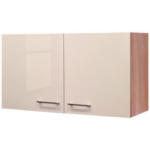 Möbelix Küchenoberschrank Nepal 100 cm Kaschmir/Eiche 2 Drehtüren
