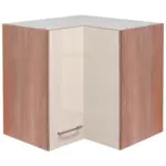 Möbelix Eckoberschrank Nepal 60 cm Kaschmir/Eiche 2 Drehtüren