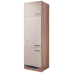 Möbelix Kühlschrank-Umbauschrank Nepal B: 60 cm Kaschmir Glanz