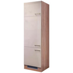 Kühlschrank-Umbauschrank Nepal B: 60 cm Kaschmir Glanz