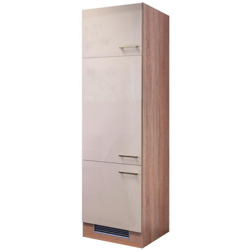 Kühlschrank-Umbauschrank Nepal B: 60 cm Kaschmir Glanz