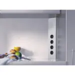 Möbelix Ecksteckdosenleiste Küche Edelstahl 4-Fach Bxh 10x48 Cm