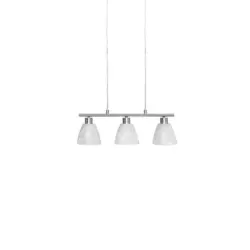 H&auml;ngeleuchte Renate H: 120 Cm 3-Flammig Mit Alabasterglas