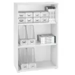 Möbelix Regal Josef 5 B 60cm, Weiß