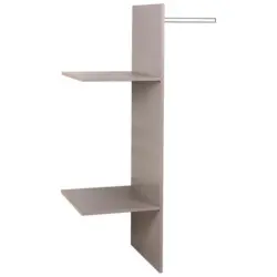 Inneneinteilung Kleiderschrank Universal Grau + Kleiderstange