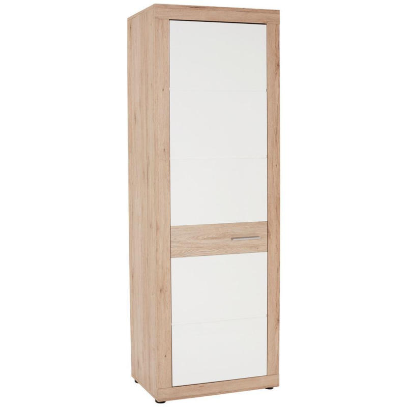 Garderobenschrank Malta San Remo/Weiß B: 65 cm