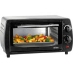 Möbelix Mini-Backofen Snack Star Schwarz 800 W inkl. Timer