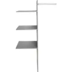 Möbelix Inneneinteilung Kleiderschrank Line Grey Mit Kleiderstange