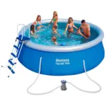 Möbelix Aufstellpool Rund Inkl. Leiter Ø 457 Cm