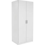 Möbelix Drehtürenschrank 91cm Celle, Weiß