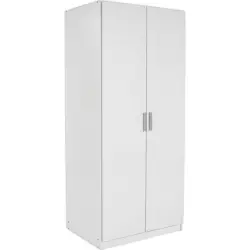 Drehtürenschrank 91cm Celle, Weiß