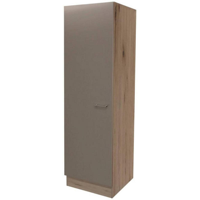 Küchen-Hochschrank Riva B: 50cm Champagner 3 Einlegeböden